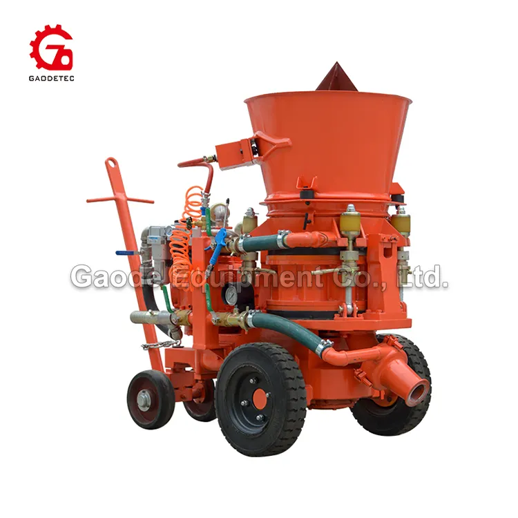 GAODETEC GZ-5AR Low Dust High-Performance Gunning Machine For Steel Plant Refractory Spraying